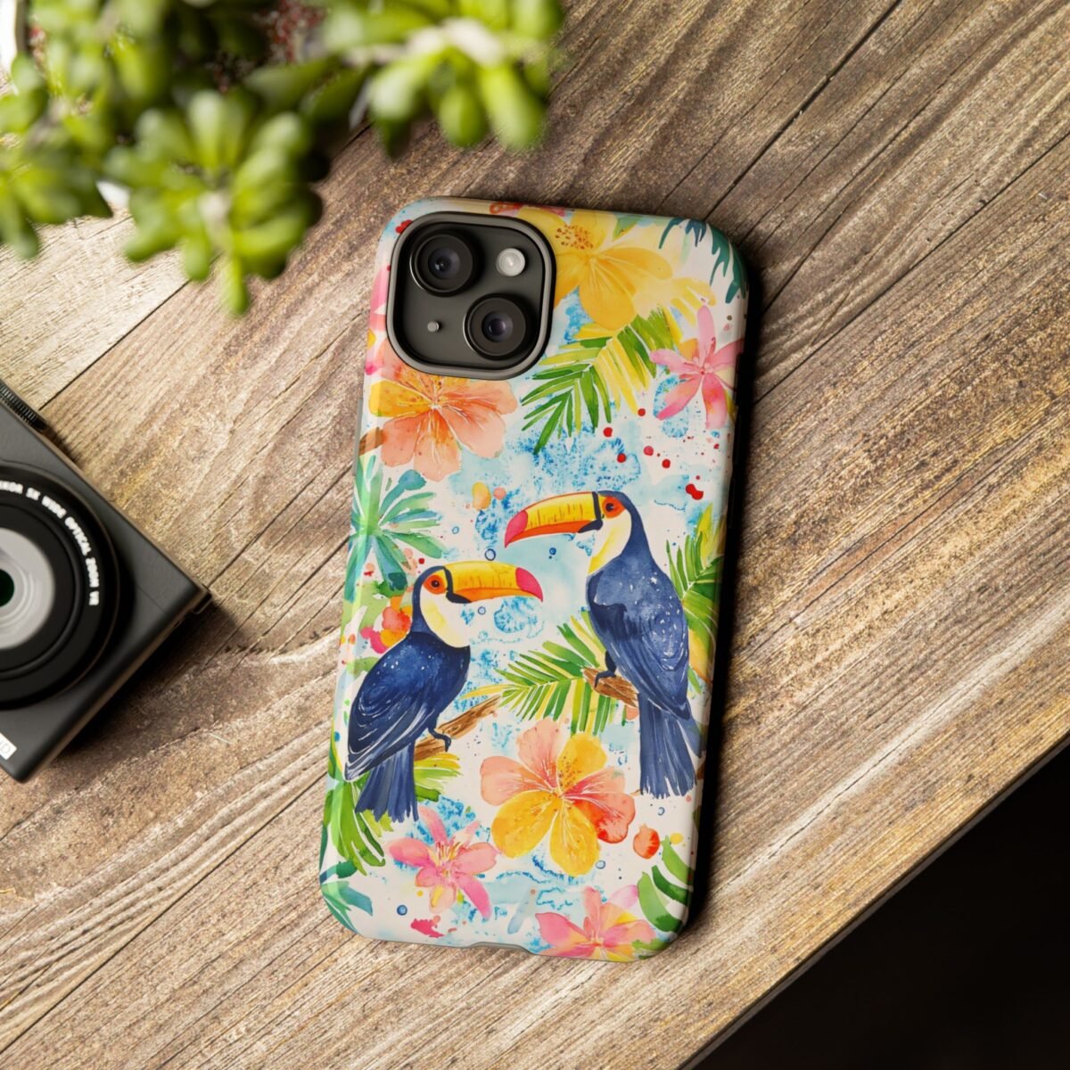 11729476134099417806_2048.jpeg Tropic Phone Case Tropical Toucan Phone Case iPhone Samsung Galaxy Google Pixel Tropical Palm Phone Case Summer Phone Casing iPhone 16 Case