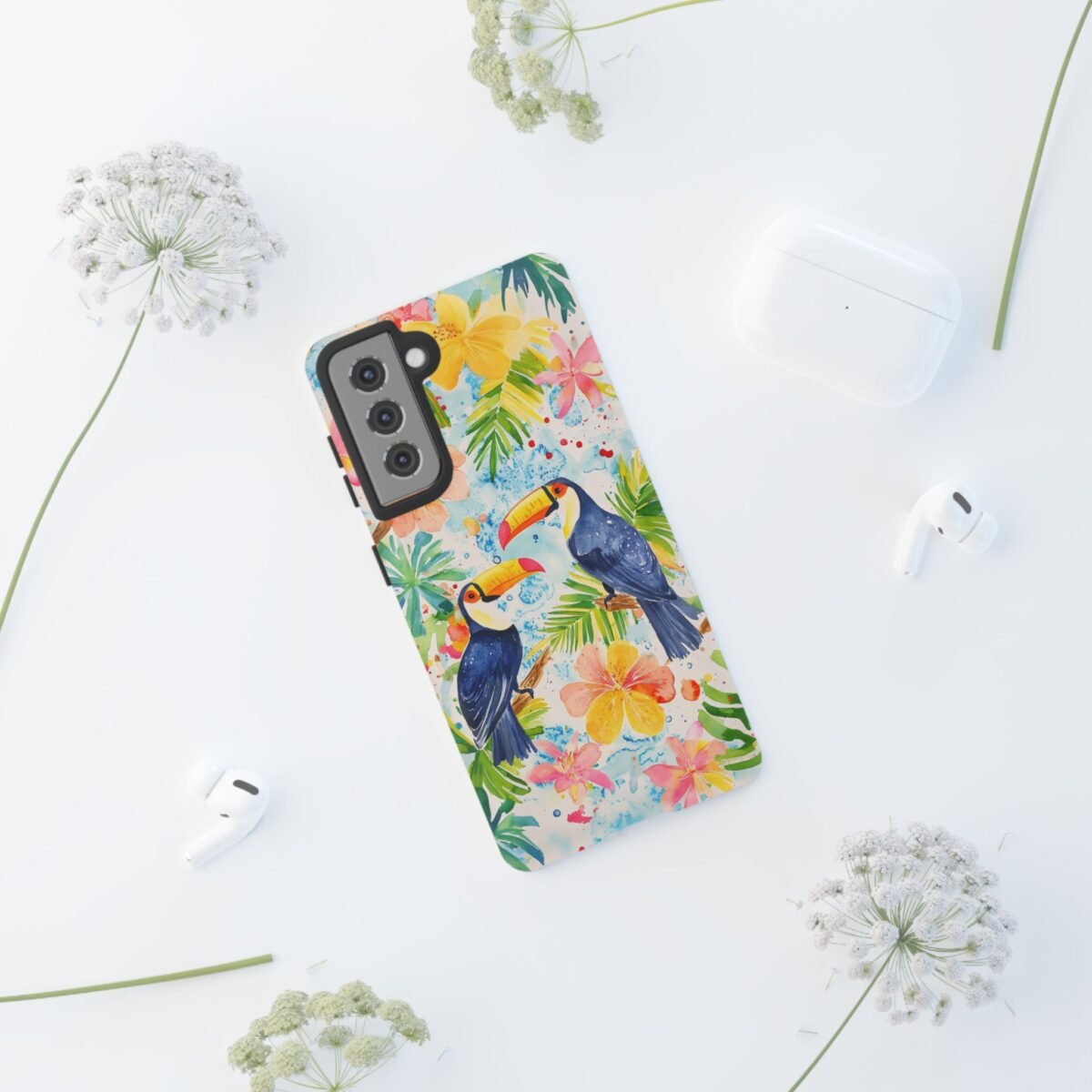 14866196988852519826_2048.jpeg Tropic Phone Case Tropical Toucan Phone Case iPhone Samsung Galaxy Google Pixel Tropical Palm Phone Case Summer Phone Casing iPhone 16 Case