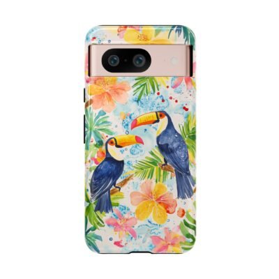 16073506624527128322_2048.jpeg Tropic Phone Case Tropical Toucan Phone Case iPhone Samsung Galaxy Google Pixel Tropical Palm Phone Case Summer Phone Casing iPhone 16 Case