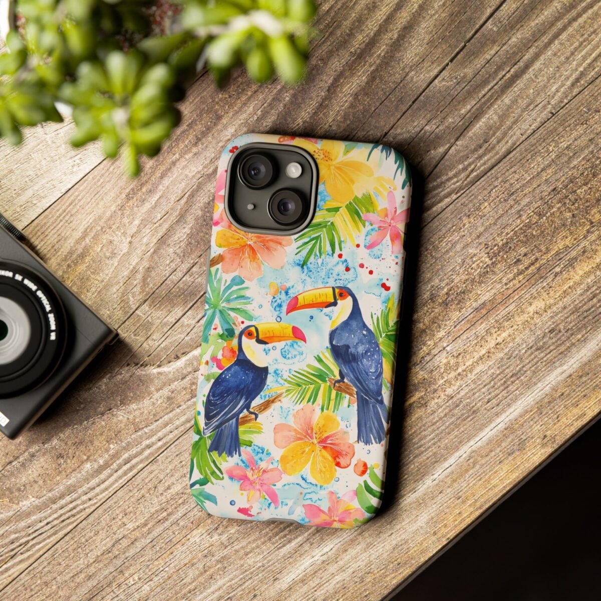 1781310612410896771_2048.jpeg Tropic Phone Case Tropical Toucan Phone Case iPhone Samsung Galaxy Google Pixel Tropical Palm Phone Case Summer Phone Casing iPhone 16 Case