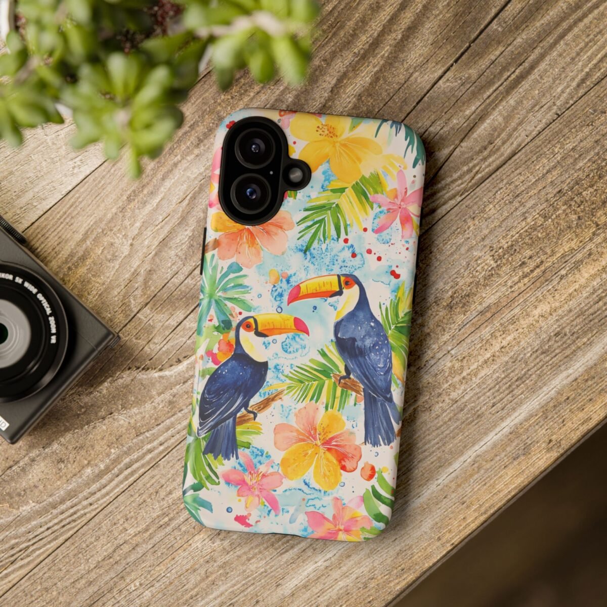 2823463617354229875_2048.jpeg Tropic Phone Case Tropical Toucan Phone Case iPhone Samsung Galaxy Google Pixel Tropical Palm Phone Case Summer Phone Casing iPhone 16 Case