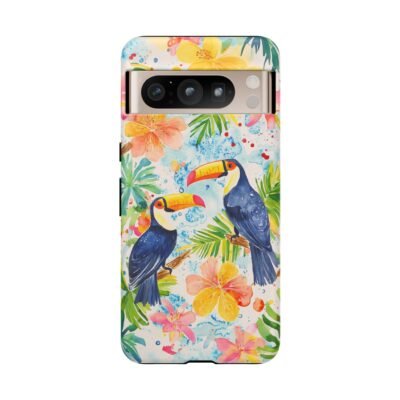 5005667569661133943_2048.jpeg Tropic Phone Case Tropical Toucan Phone Case iPhone Samsung Galaxy Google Pixel Tropical Palm Phone Case Summer Phone Casing iPhone 16 Case