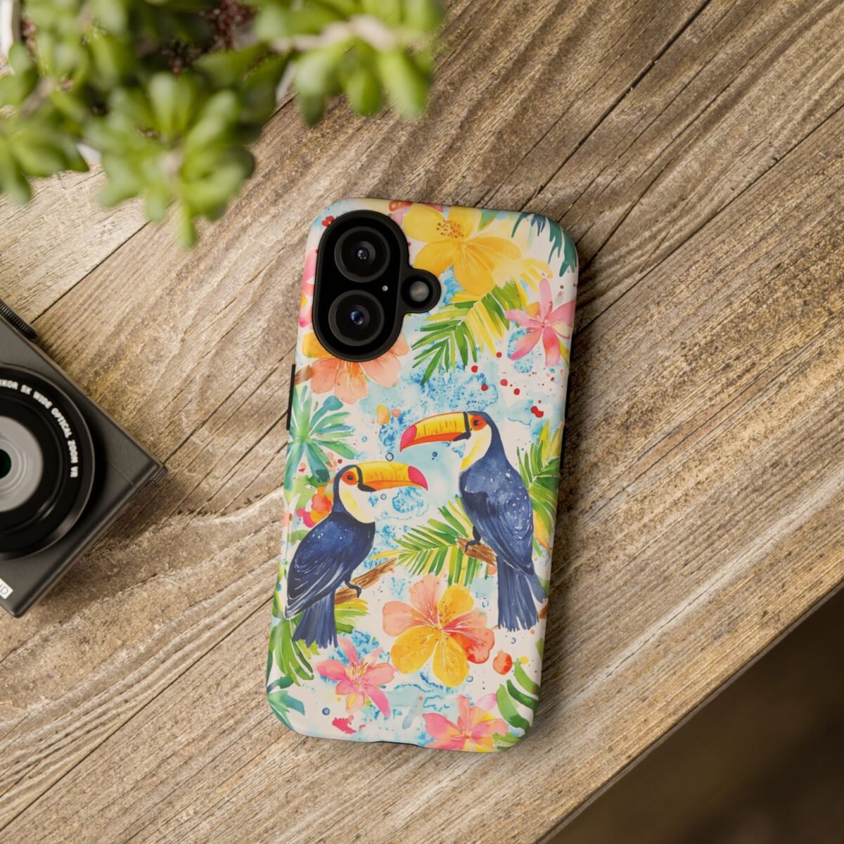 6110563324531753051_2048.jpeg Tropic Phone Case Tropical Toucan Phone Case iPhone Samsung Galaxy Google Pixel Tropical Palm Phone Case Summer Phone Casing iPhone 16 Case