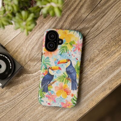6110563324531753051_2048.jpeg Tropic Phone Case Tropical Toucan Phone Case iPhone Samsung Galaxy Google Pixel Tropical Palm Phone Case Summer Phone Casing iPhone 16 Case