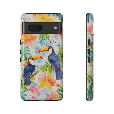 6384109948807778715_2048.jpeg Tropic Phone Case Tropical Toucan Phone Case iPhone Samsung Galaxy Google Pixel Tropical Palm Phone Case Summer Phone Casing iPhone 16 Case
