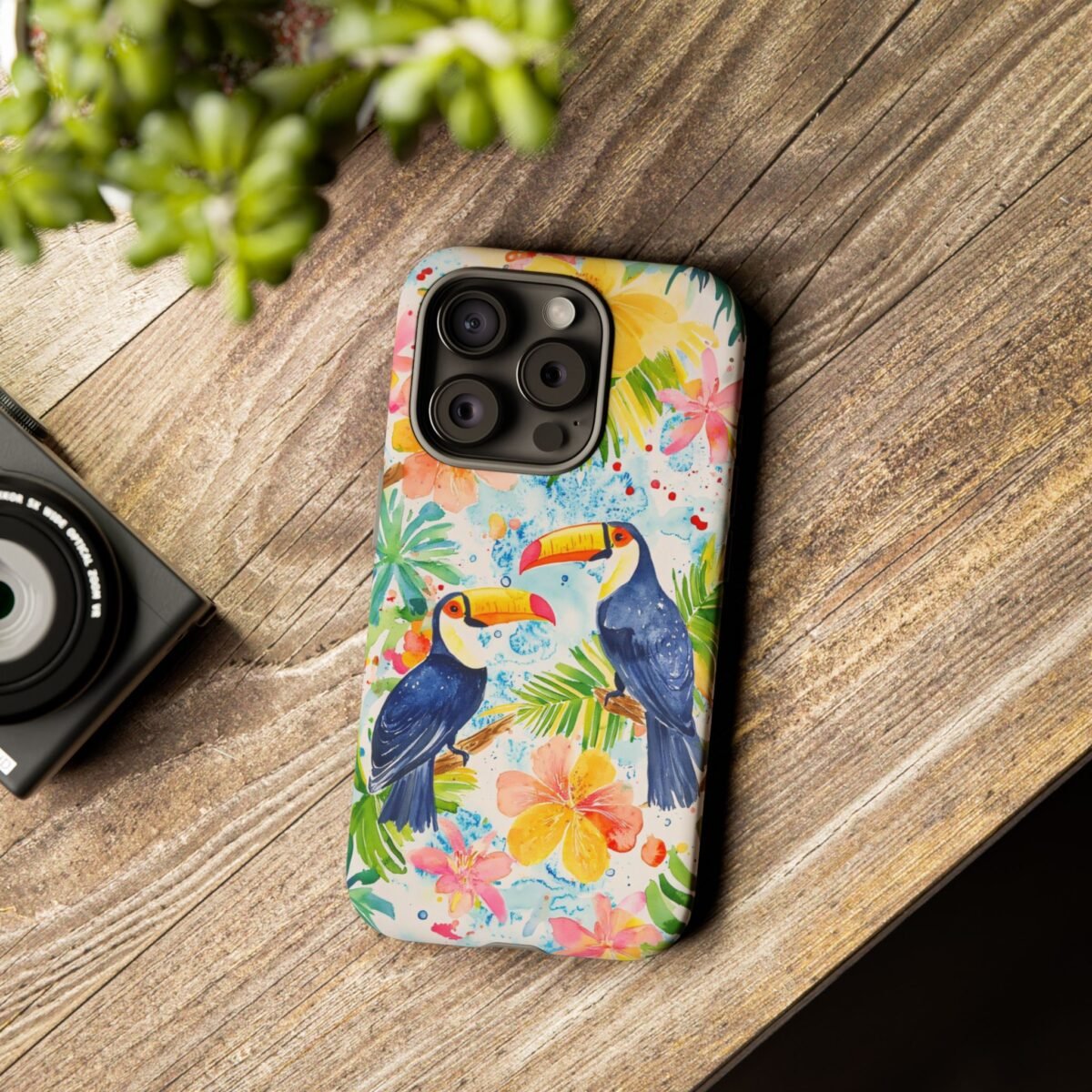 7201220828145569208_2048.jpeg Tropic Phone Case Tropical Toucan Phone Case iPhone Samsung Galaxy Google Pixel Tropical Palm Phone Case Summer Phone Casing iPhone 16 Case