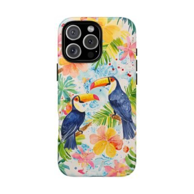 8150701438923319446_2048.jpeg Tropic Phone Case Tropical Toucan Phone Case iPhone Samsung Galaxy Google Pixel Tropical Palm Phone Case Summer Phone Casing iPhone 16 Case