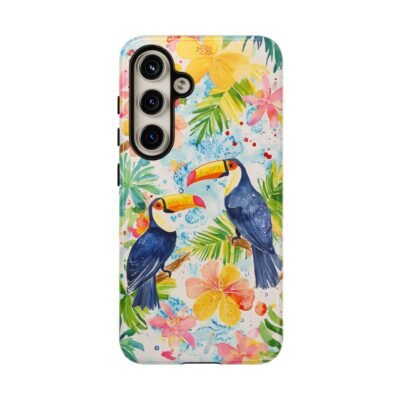9047231153463514605_2048.jpeg Tropic Phone Case Tropical Toucan Phone Case iPhone Samsung Galaxy Google Pixel Tropical Palm Phone Case Summer Phone Casing iPhone 16 Case